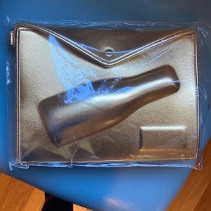 Oak Lane Small Champagne Clutch